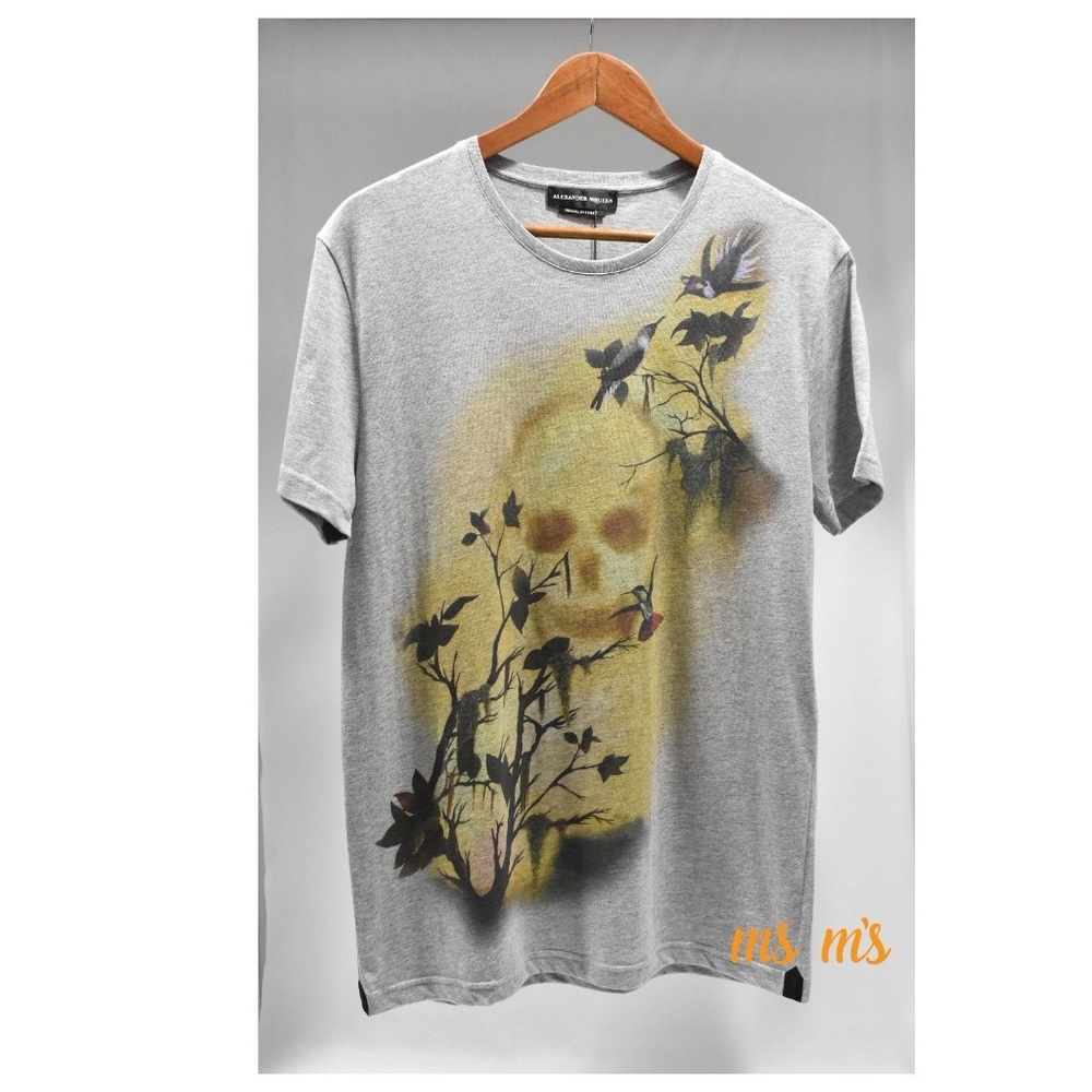 Alexander McQueen Graphic grey Skull Tee T-Shirt